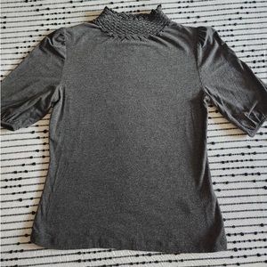 Nygard soft mock neck short sleeve top